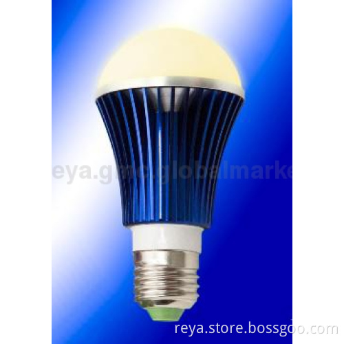 9W Warm White Switch Dimming LED Bulb-blue shell
